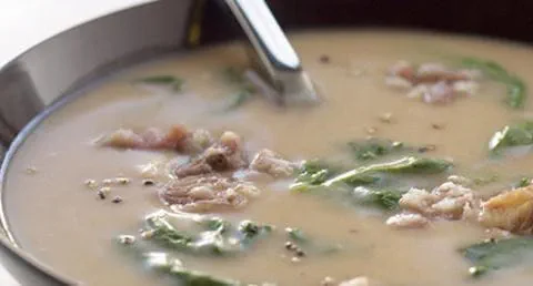 recipe image Sopa de Nabiças com Castanhas