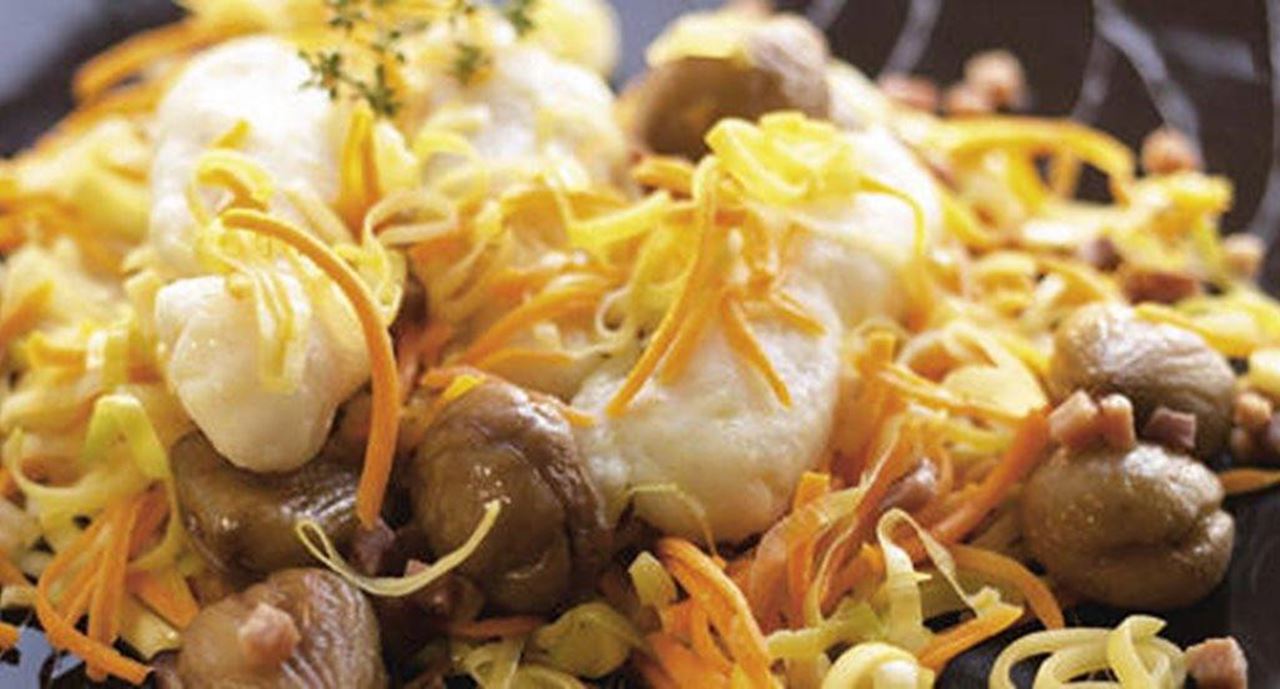 recipe image Lombos de Pescada com Castanhas