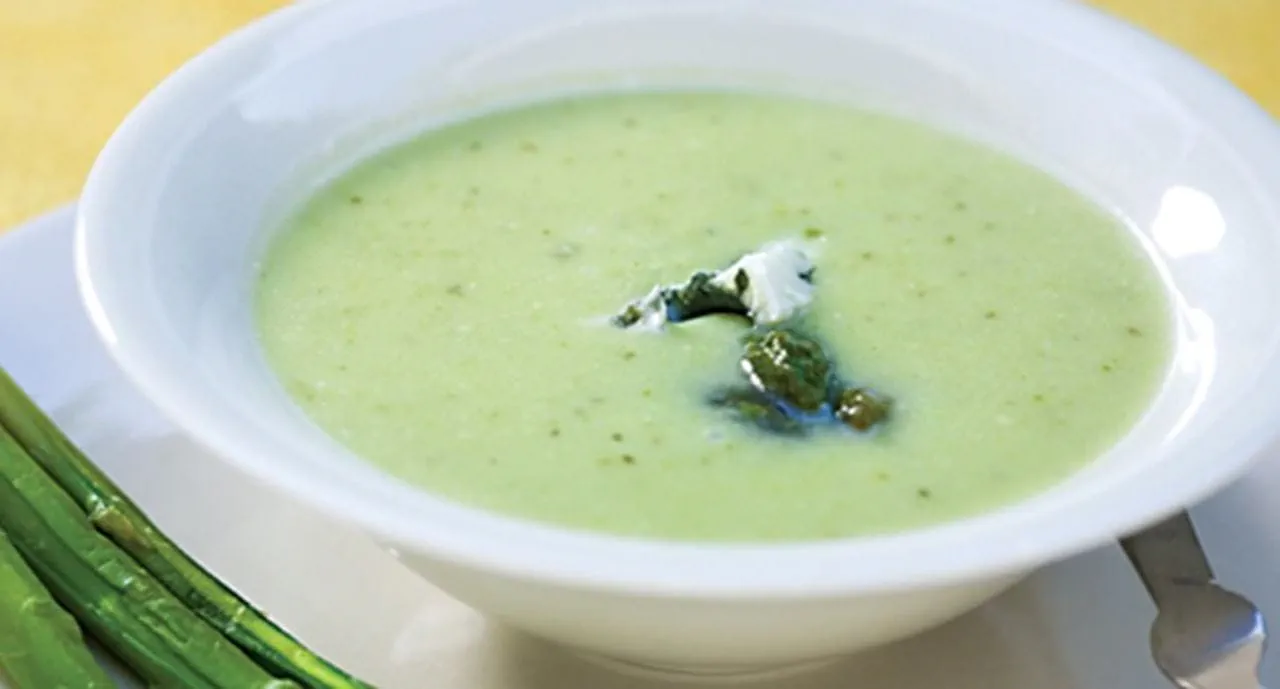 recipe image Creme aveludado com espargos