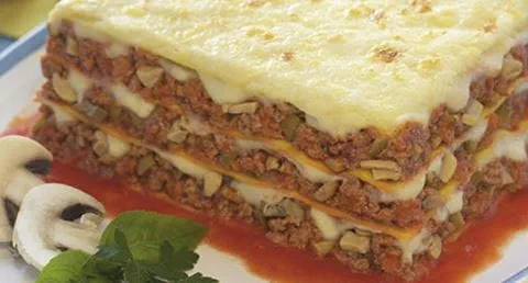 recipe image Lasanha com Cogumelos e Azeitonas