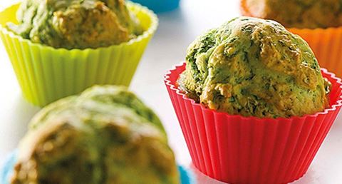 recipe image Queques de espinafres e requeijão