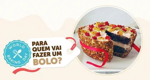 recipe image Bolo Encestado Crocante