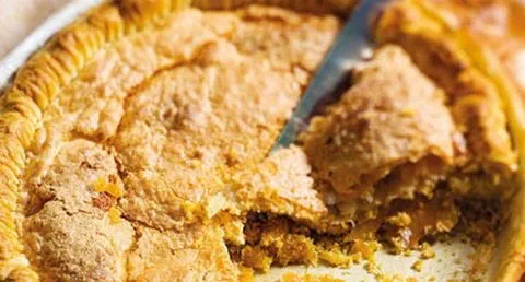 recipe image Tarte folhada de côco e amendoim