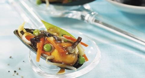 recipe image Mexilhões  Orientais