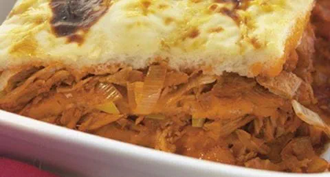 recipe image Lasanha de atum com pão