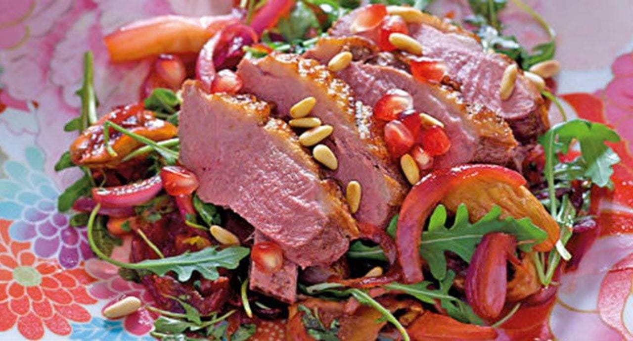 recipe image Magrets de pato com figos e cebolada de granadina