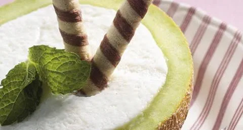 recipe image Mousse de Meloa