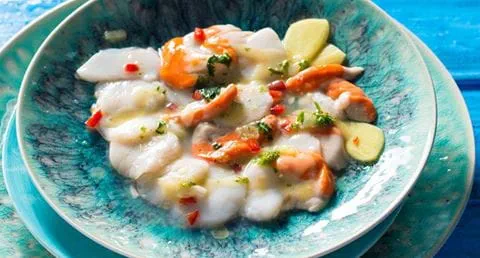 recipe image Carpaccio De Vieiras Com Molho Vaqueiro