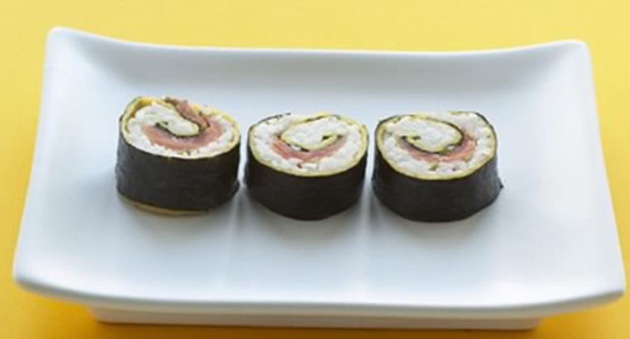recipe image Sushi com salmão fumado