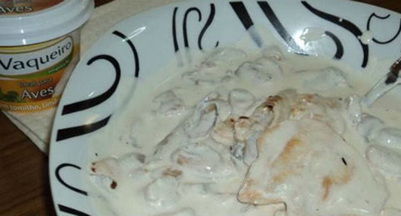 recipe image Bifinhos de Frango com Natas e Cogumelos