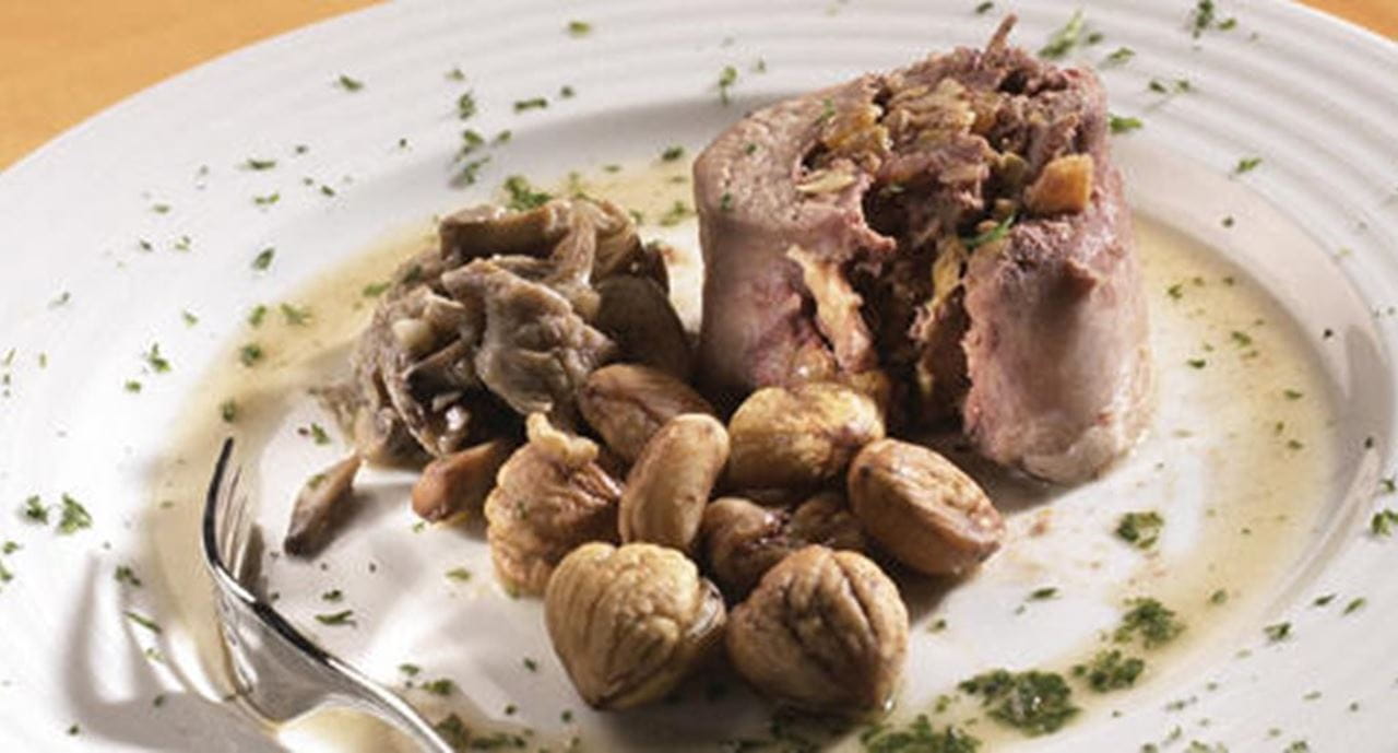 recipe image Perna de Peru Enrolada com Sabores da Consoada