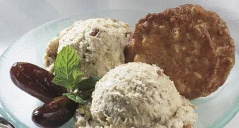 recipe image Gelado de Chá e Tâmaras