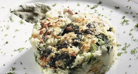 recipe image Soufflé de Peixe com Espinafres