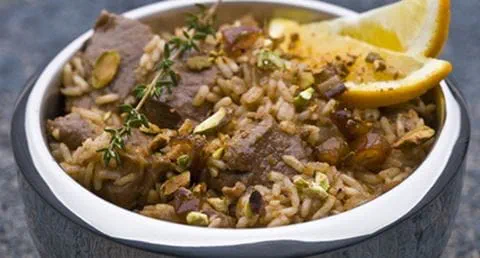 recipe image Arroz de borrego com alperces