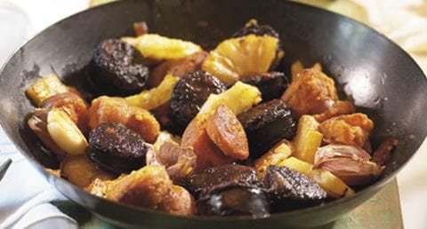 recipe image Enchidos na Frigideira