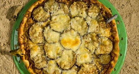 recipe image Pizza bolonhesa com beringela