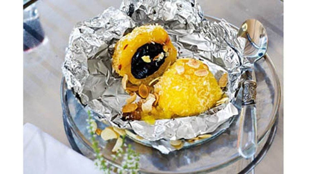 recipe image Pêssegos com côco