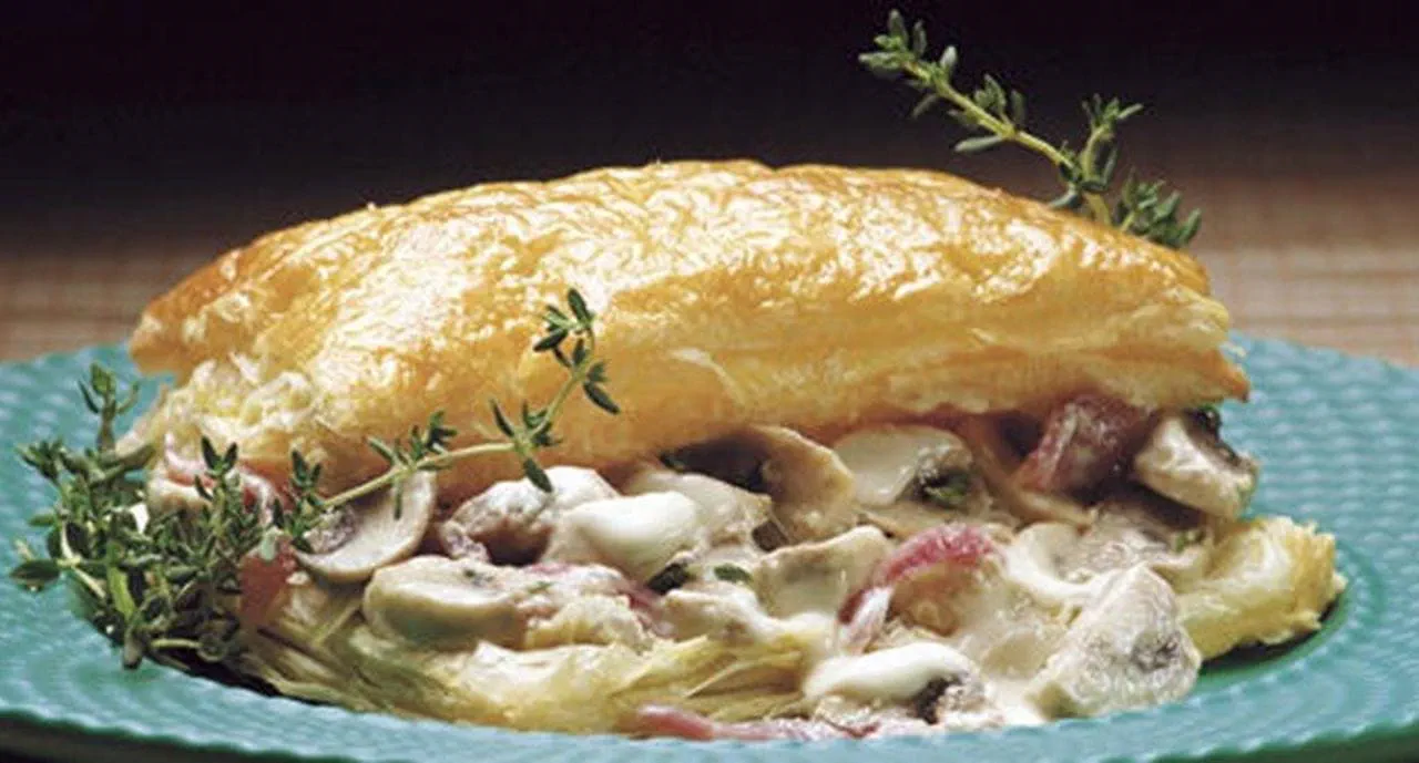 recipe image Folhado de Cogumelos