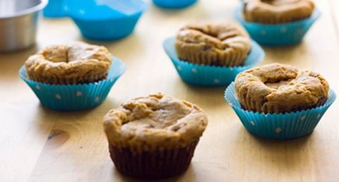 recipe image Muffins de chocolate e amendoim