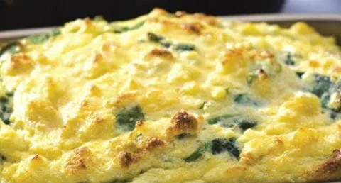 recipe image Fofo de peixe com espinafres e requeijão