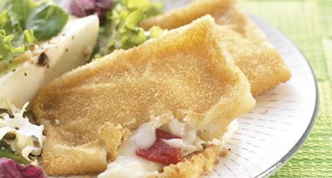 recipe image Almofadas de Queijo com Pimento Assado