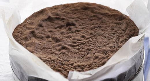 recipe image Bolo de Alfarroba com Chila