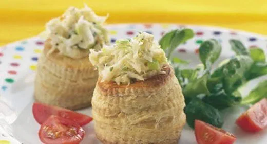 recipe image Creme de bacalhau em caixa folhada