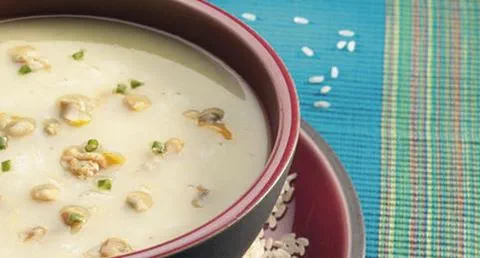 recipe image Creme de Berbigão com Arroz