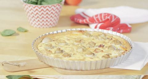 recipe image Quiche de Frango, Cogumelos e Bacon