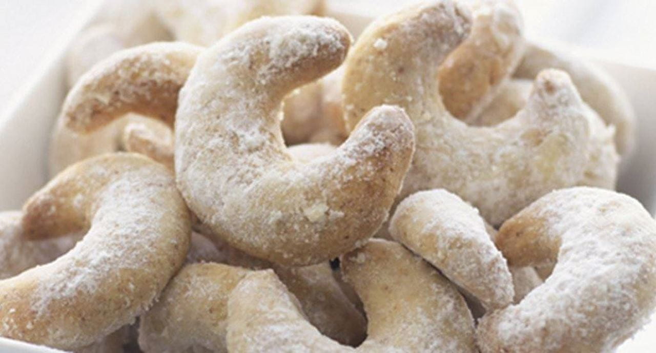 recipe image Crescentes de baunilha