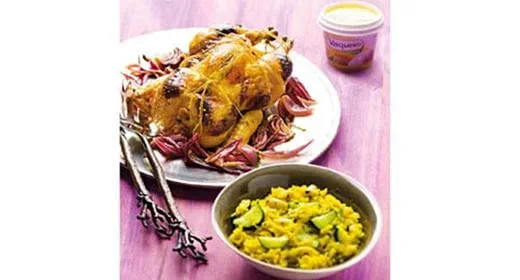 recipe image Frango janota com arroz de caril