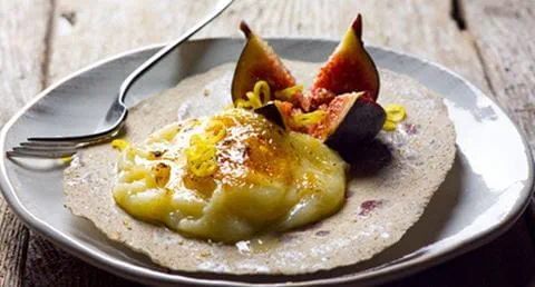 recipe image Sobremesa de figos com creme de coco