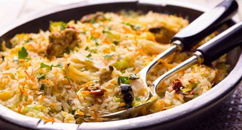 recipe image Arroz de bacalhau no forno com alheira de bacalhau
