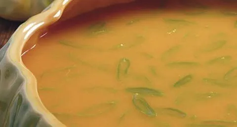 recipe image Sopa de Abóbora e Feijão Verde