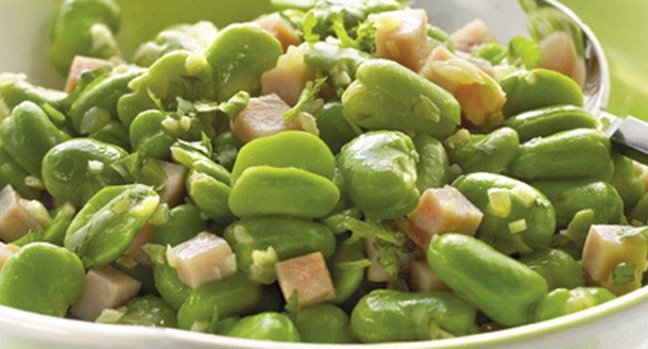 recipe image Saladinha quente de favas