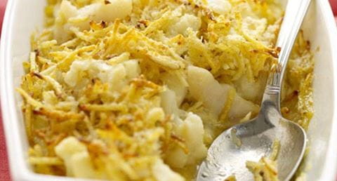 recipe image Bacalhau cremoso com couve-flor