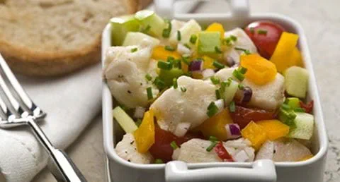 recipe image Ceviche de tintureira com maçã verde