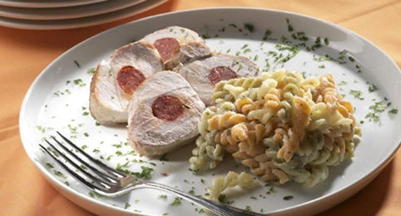 recipe image Lombo de Porco com Fusili Tricolor