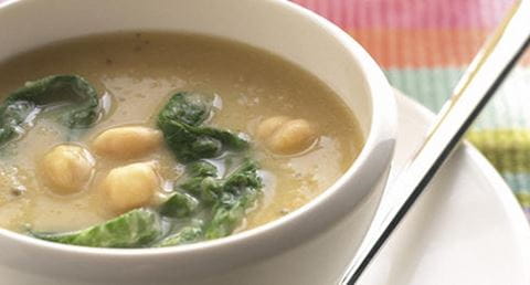 recipe image Creme de Grão com Nabiças