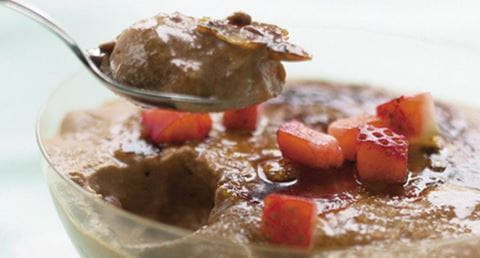 recipe image Morangos com creme de chocolate