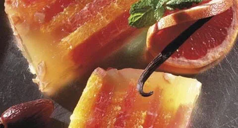 recipe image Terrina de Laranja, Toranja Rosa e Tâmaras