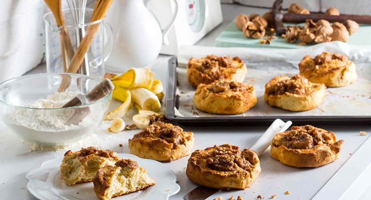 recipe image Fofos de banana e noz