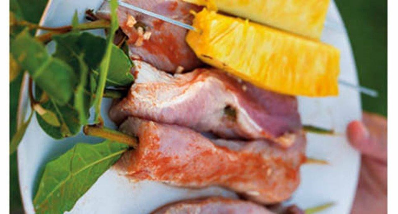 recipe image Espetadas de porco em marinada de cerveja