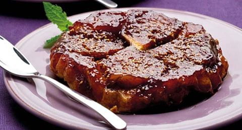 recipe image Tatins de figos com  mousse de mascarpone