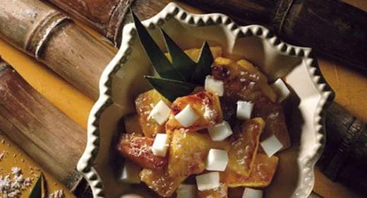 recipe image Ananás com Coco e Rum