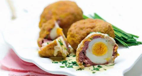 recipe image Ovos escondidos com molho de whisky