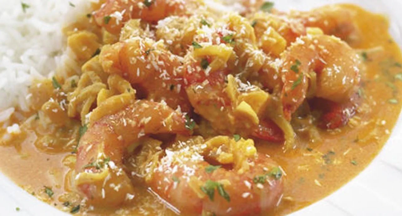 recipe image Caril de Camarão