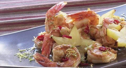 recipe image Camarões Estrelados