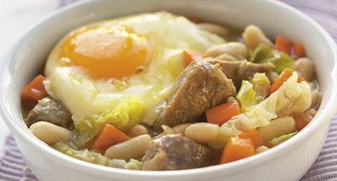 recipe image Feijoada de borrego com ovos