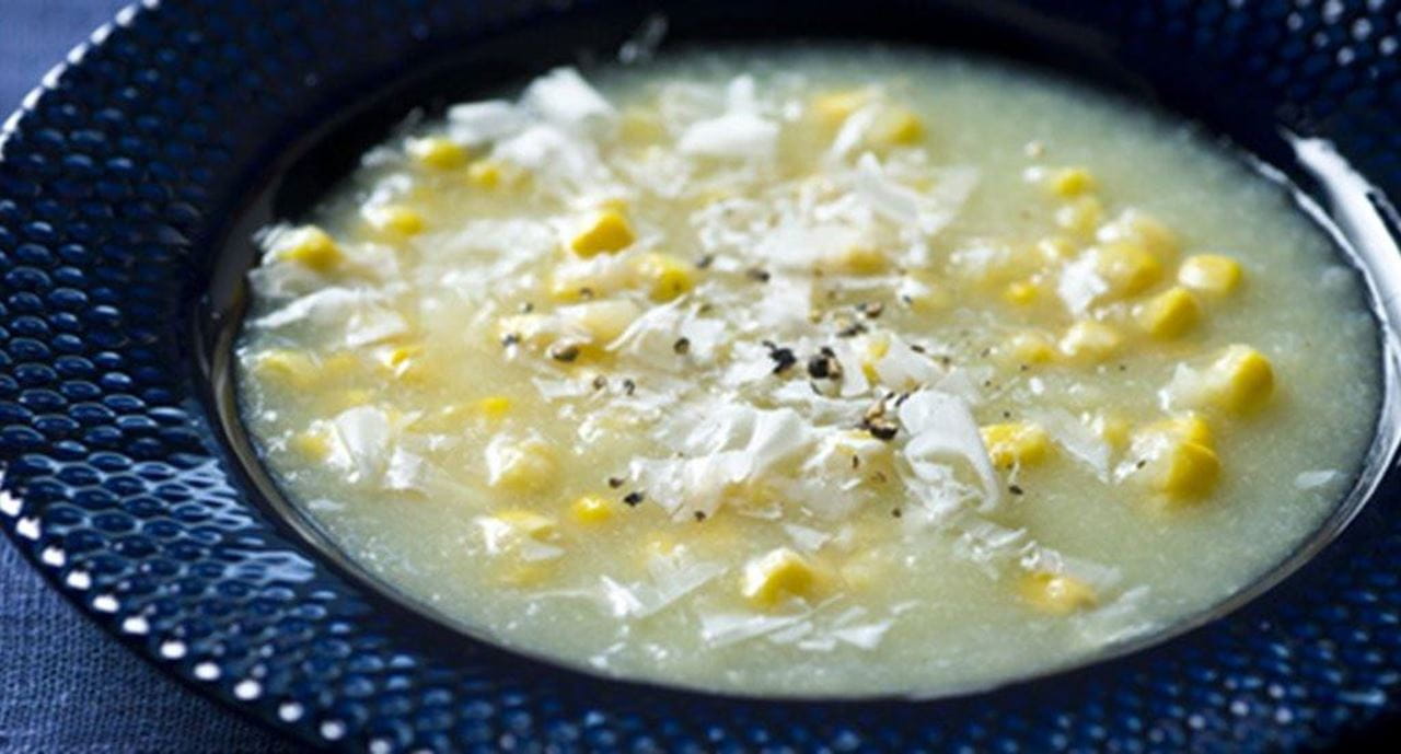 recipe image Creme de chuchu com milho